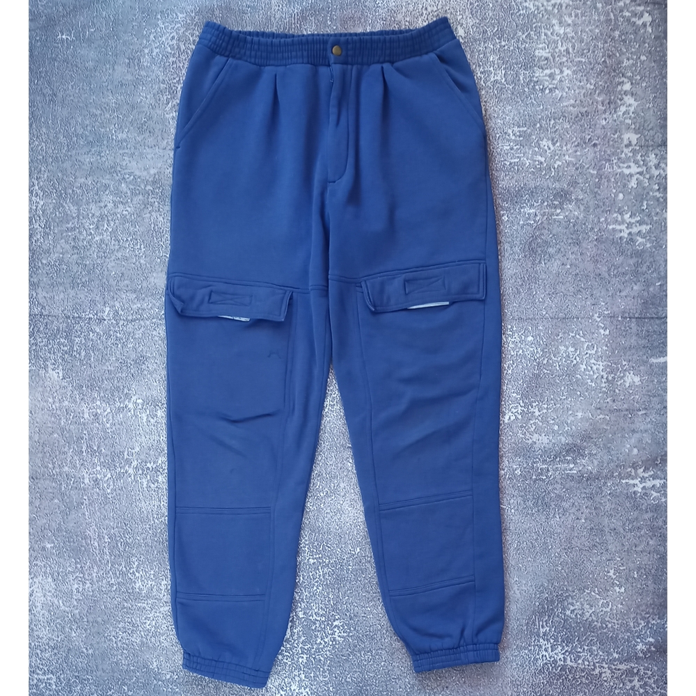 Men's Blue Cargo Jogger Pants